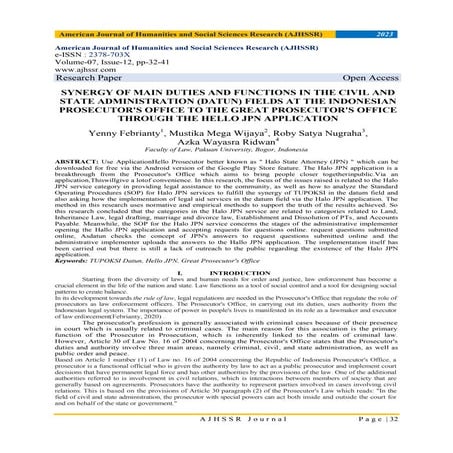 SYNERGY OF MAIN DUTIES AND FUNCTIONS IN THE CIVIL AND STATE ADMINISTRATION (D...