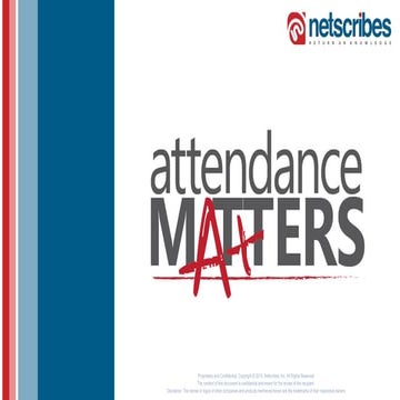 Attendance matters - Manish Mishra (1)
