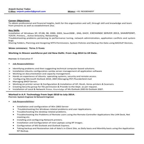vinay resume | DOCX