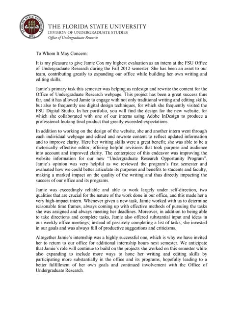Rebecca Barbaro Sant Reference letters | PDF