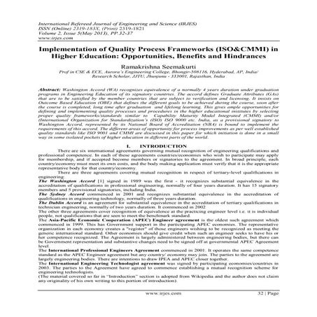 International Refereed Journal of Engineering and Science (IRJES)