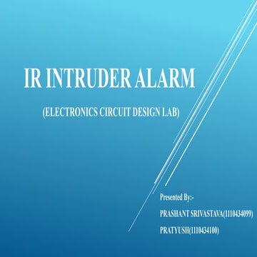 IR INTRUDER ALARM