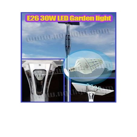 E26 30 w led garden light nj usa pole fixture