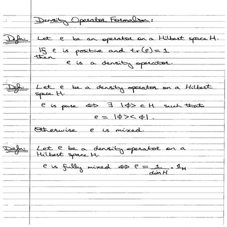 Entanglement Entropy