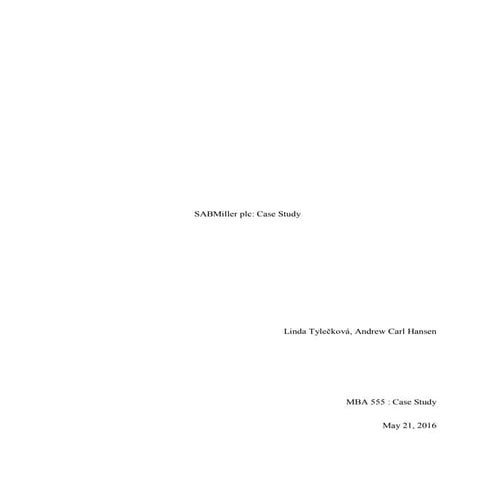 MBA-555-SABMiller-Case-Study