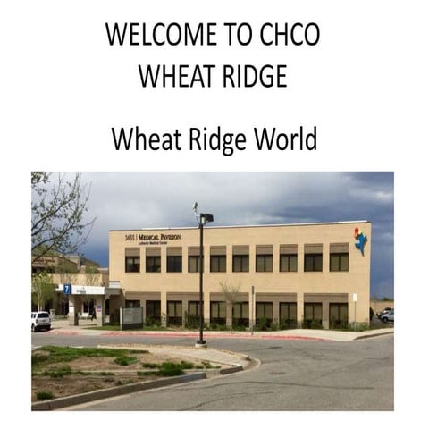 A tour of Wheat Ridge