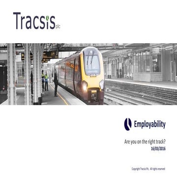 Tracsis Employability