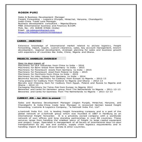 ROBIN PURI CV - JAN - 2016 | DOCX