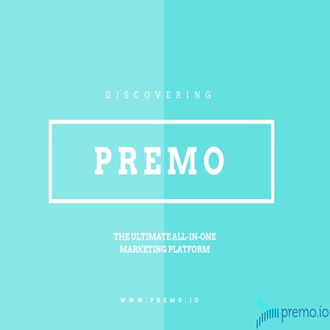 PREMO Presentation 