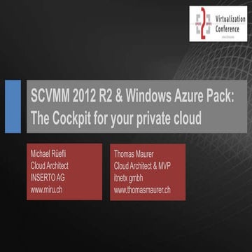 E2EVC SCVMM / Windows Azure Pack