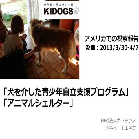 アメリカ視察報告