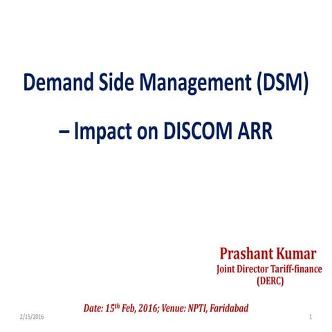 Demand side management | PDF