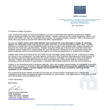 Mercy Joshi - Reference Letter | PDF