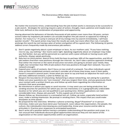 The Overanxious Often Make Job Search Errors.3.8.16.doc