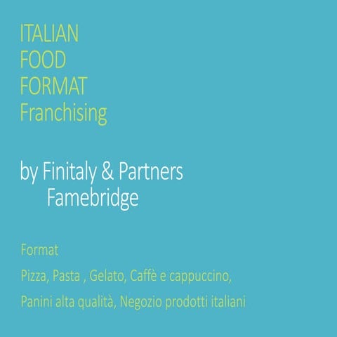 Italian food format Franchising def_new