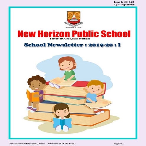 New Horizon Public School Airoli: Newsletter:2019-20: I