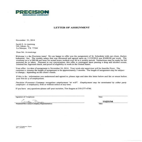 IBEW Travel RecommendationLetter | PDF
