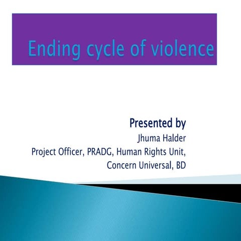 Ending cycle of violence (11.10.2014)