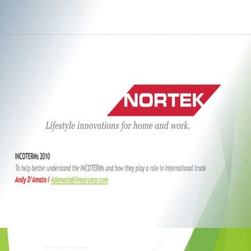 INCOTERMs 2010