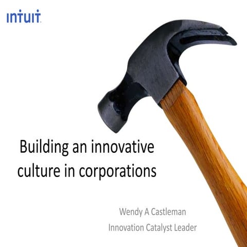 Building an Innovative Culture in Corporations