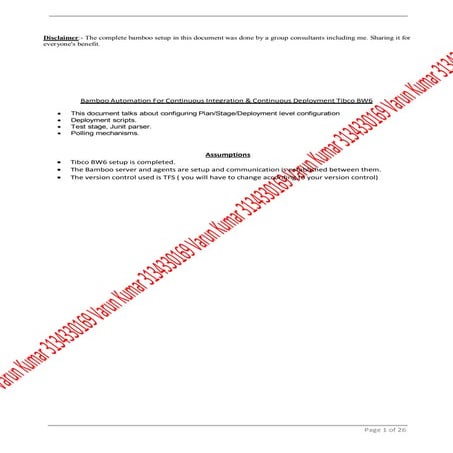 BW6AutomationUsingBamboo