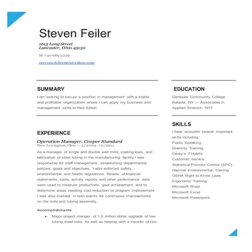 StevenResume2 | DOCX