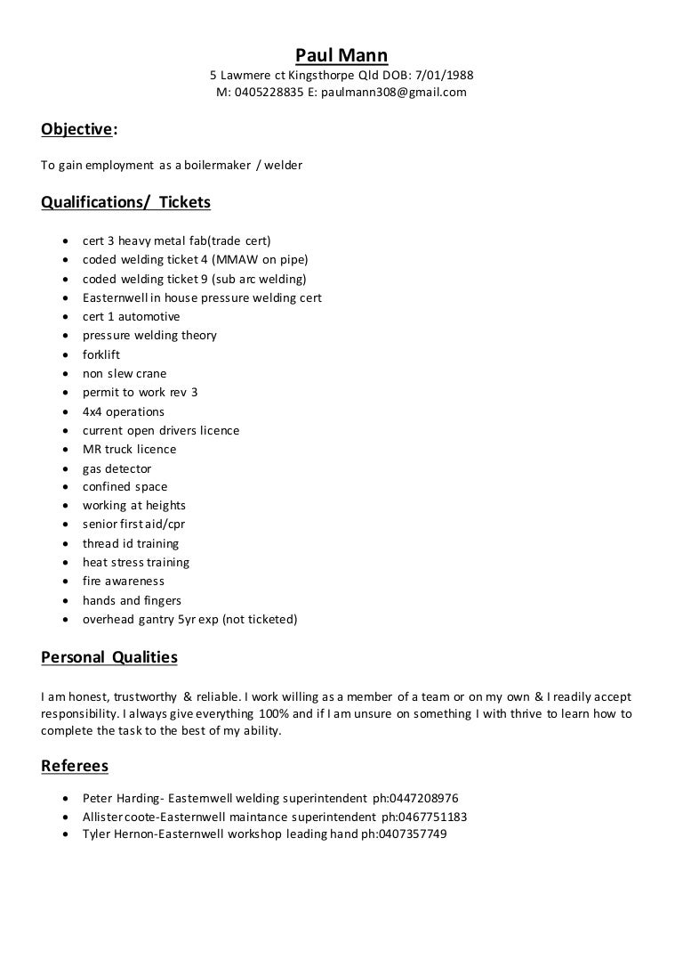Paul Mann Resume