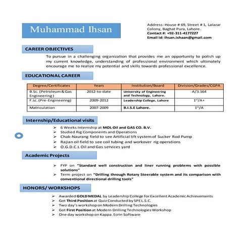 CV Rashid Minhas, | PDF