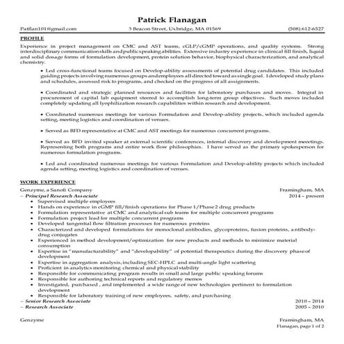 P_Flanagan_Resume project_managment 23JUN2016 | DOCX