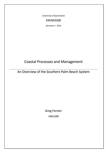 ENVM3200Report_42853288_GregForster