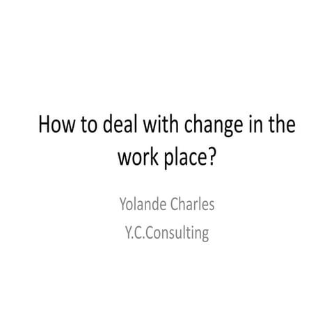 E3 the challenge of change  from coping to thriving