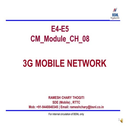 E4-E5_CM_08_3G MOBILE NW.ppt