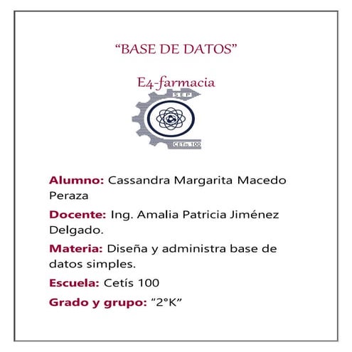 E4 ejercicio farmaciaa