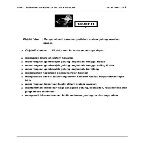 E4141 sistem kawalan 1 unit2