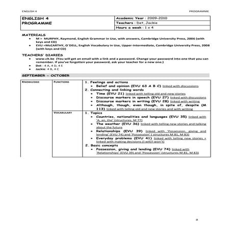 E42 programme2009 2010versionmarch010
