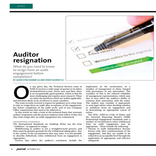 1209 Auditor Withdrawal