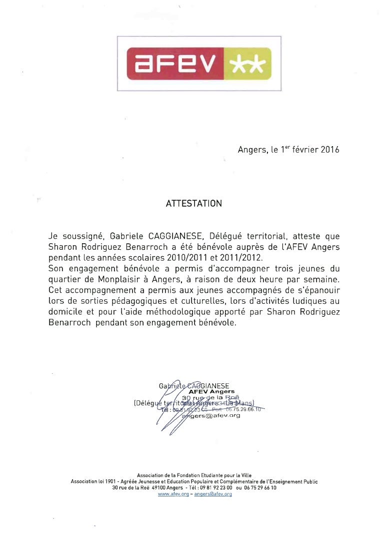 Attestation De Non Sollicitation D Une Autre Aide