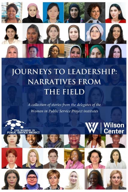 Journeys to Leadership- Narratives from the Field