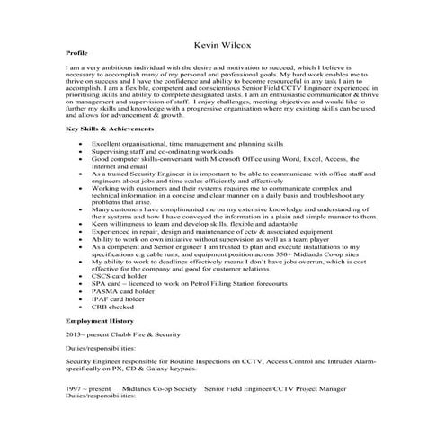 canadian style resume | DOCX