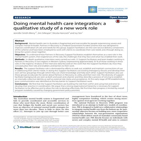 Doingmentalhealth2015