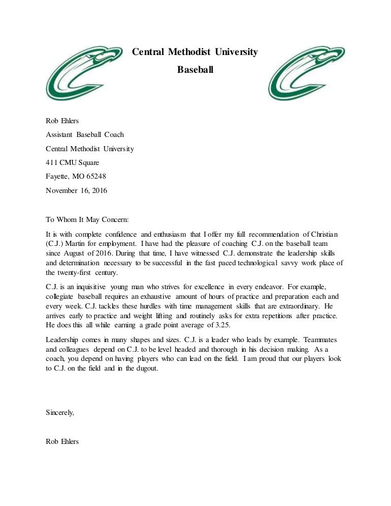 letter of recommendation template letter of recommendation template