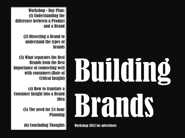 Brand Building Workshop Adil