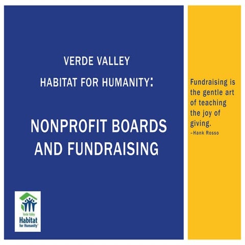 The Fundraising Role of a Non-Profit Board