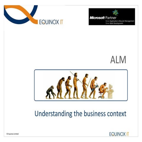 Application Lifecycle Management - The Business Context