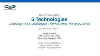 5 Technologies 5 Years