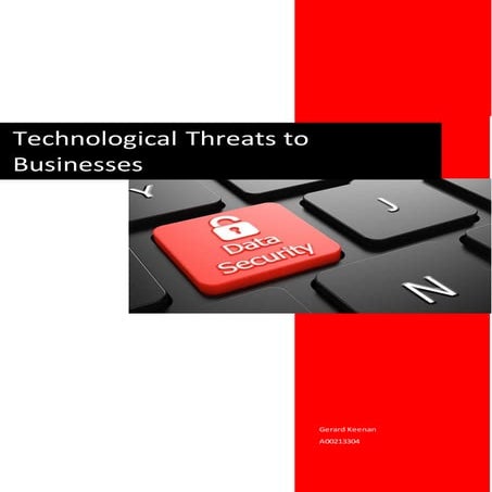 Technological Threats to Businesses (Independent Study)