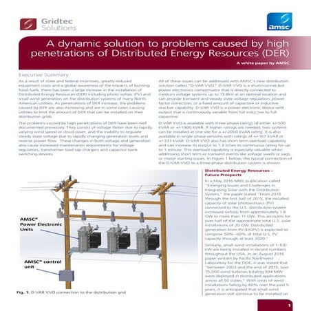 Study of distributed energy resources | PDF