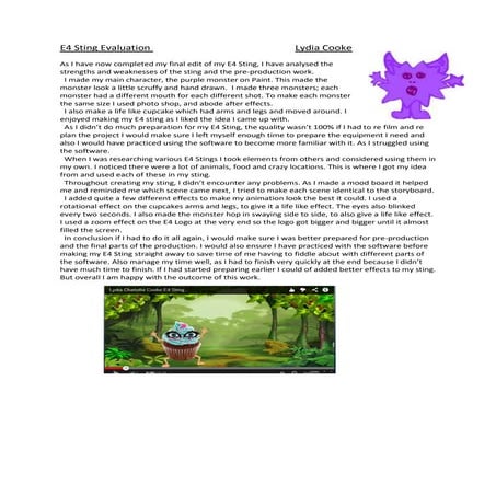 E4 is a british digital television channel | DOCX