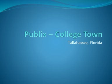 Publix – College Town revised