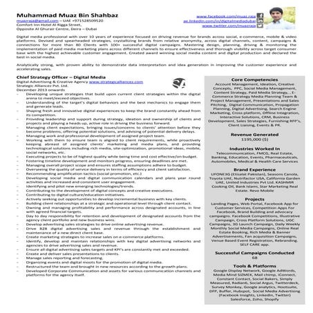 Digital Media - Muhammad Muaz  Dubai